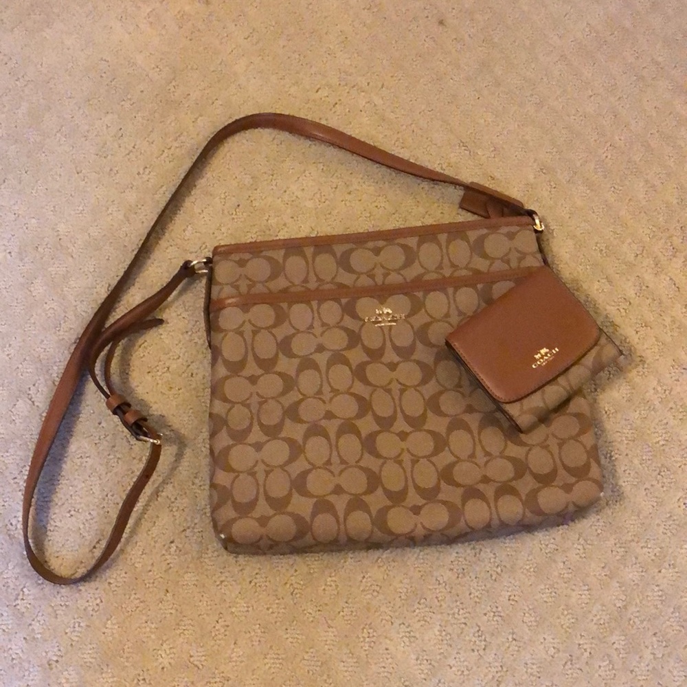 Coach crossbody and wallet